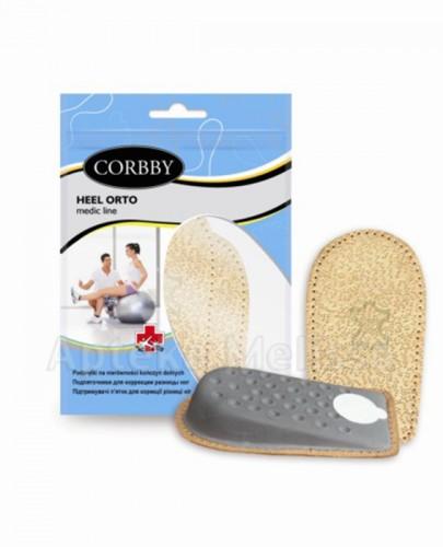 CORBBY HEEL ORTO Podpiętki na nierówności kończyn dolnych dla mężczyzn 2 cm - 2 szt. - Apteka internetowa Melissa