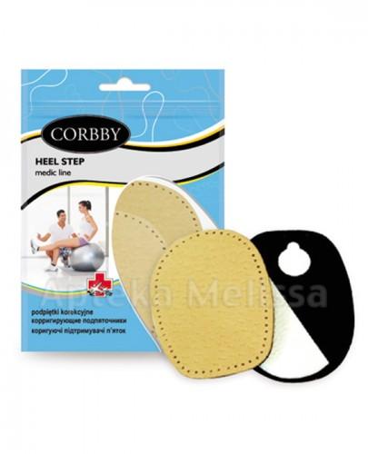 CORBBY HEEL STEP Podpiętki korekcyjne dla mężczyzn - 2 szt. - Apteka internetowa Melissa