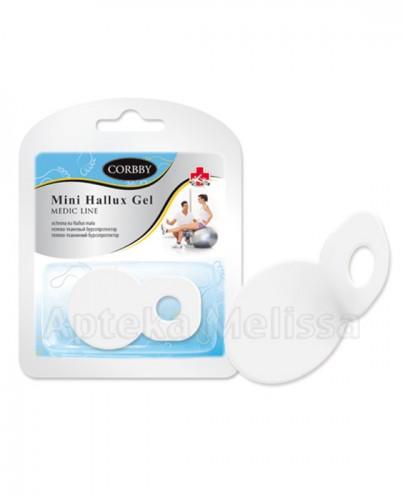 CORBBY MINI HALLUX GEL Cienka i miękka żelowa osłonka na haluksa - 1 szt. - Apteka internetowa Melissa