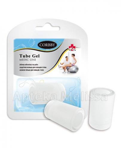 CORBBY TUBE GEL Cylindryczny ochraniacz na palce stopy rozmiar S - 2 szt. - Apteka internetowa Melissa