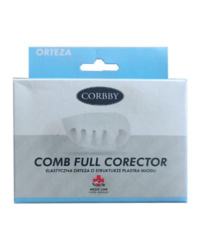  Corbby Comb Full Corector Elastyczna Orteza o strukturze plastra miodu, 1 para, cena, opinie, stosowanie  - Apteka internetowa Melissa  