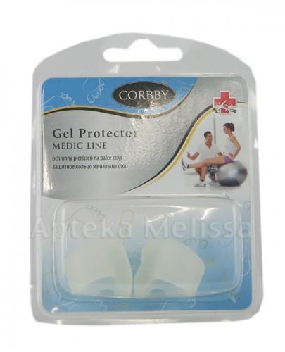 CORBBY GEL PROTECTOR Ochronny pierścień na palce stóp S - 2 szt. - Apteka internetowa Melissa