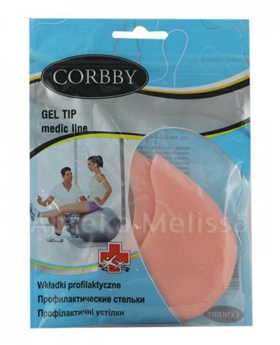 CORBBY GEL TIP Osłona na palce stóp i przedstopie - 2 szt. - Apteka internetowa Melissa