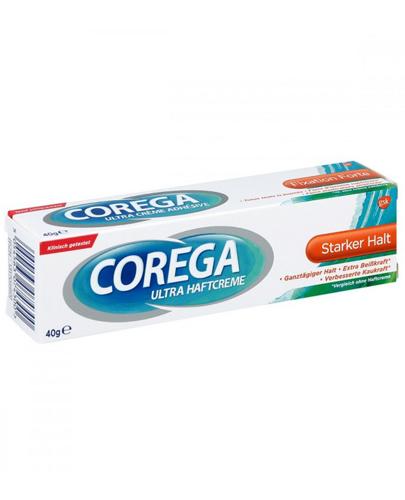 Corega Ultra Haftcreme Starker Halt Krem mocujący do protez - 40 g - cena, opinie, wskazania - Apteka internetowa Melissa