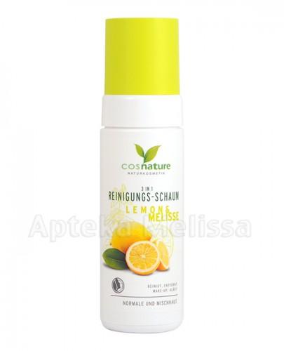 COSNATURE Naturalna pianka oczyszczająca 3 w 1 z cytryną i melisą - 150 ml - Apteka internetowa Melissa