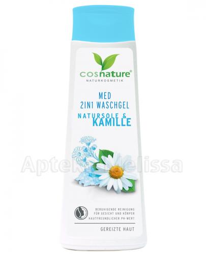COSNATURE MED Naturalny żel oczyszczający do twarzy i ciała z solanką i rumiankiem 2w1 - 250 ml - Apteka internetowa Melissa