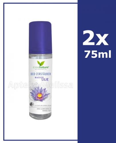  COSNATURE Naturalny dezodorant w spray'u lilia wodna - 2 x 75 ml - Apteka internetowa Melissa  