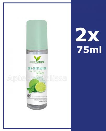  COSNATURE Naturalny dezodorant w spray'u limonka i mięta - 2 x 75 ml - Apteka internetowa Melissa  