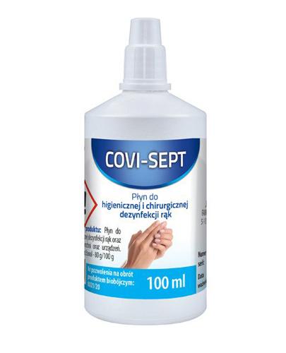  Covi-Sept Płyn do higienicznej i chirurgicznej dezynfekcji rąk - 100 ml - cena, opinie, stosowanie - Apteka internetowa Melissa  