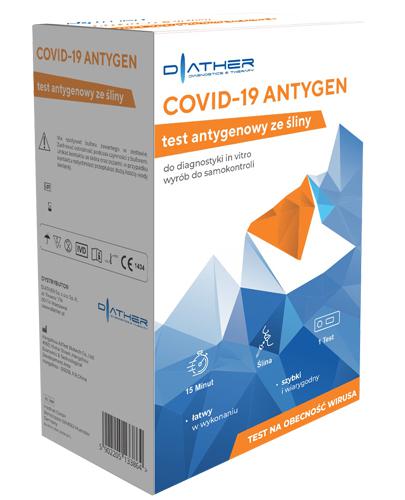  Covid-19 Antygen Szybki test antygenowy ze śliny, 1 szt., cena, opinie, właściwości - Apteka internetowa Melissa  