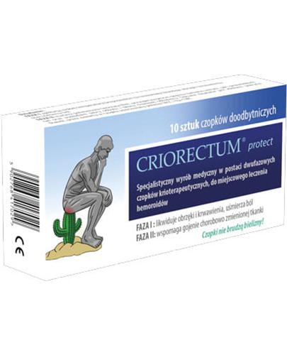  Criorectum Protect, 10 czop.doodbyt. cena, opinie, skład - Apteka internetowa Melissa  