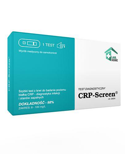  CRP-SCREEN Test do wykrywania białka C-reaktywnego - 1 szt. - Apteka internetowa Melissa  