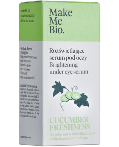  Make Me Bio Cucumber Freshness rozświetlające serum pod oczy roller 10 ml  - Apteka internetowa Melissa  