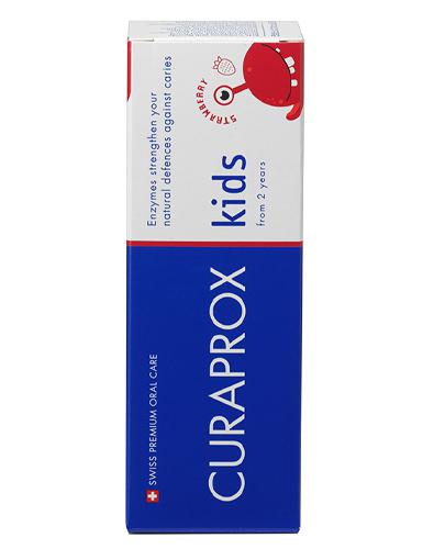  Curaprox Kids Pasta do zębów dla dzieci z fluorem truskawkowa, 60 ml, cena, wskazania, właściwości - Apteka internetowa Melissa  