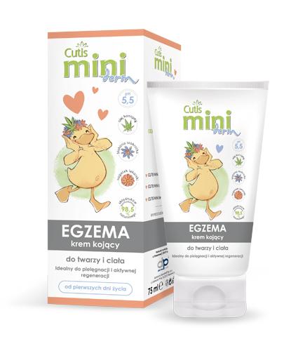 CUTIS MINI DERM Krem kojący do twarzy i ciała Egzema - 75 ml - skóra przewrażliwiona - cena, właściwości, opinie - Apteka internetowa Melissa