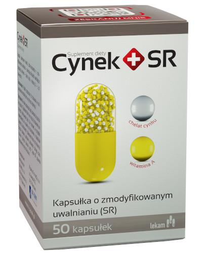 CYNEK + SR, na skórę, włosy i paznokcie, 50 kaps.
