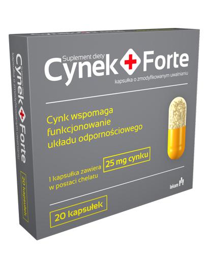 CYNEK+FORTE - 20 kaps. - cena, opinie, wskazania - Apteka internetowa Melissa