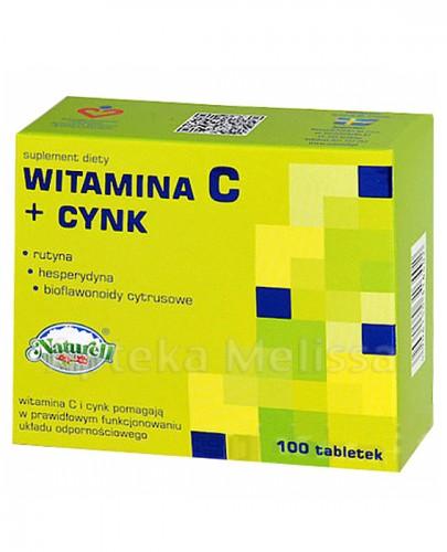 NATURELL CYNK + WITAMINA C - 100 tabl. - Apteka internetowa Melissa