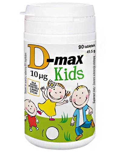  D-max Kids - 90 tabl. do żucia - cena, opinie, właściwości - Apteka internetowa Melissa  
