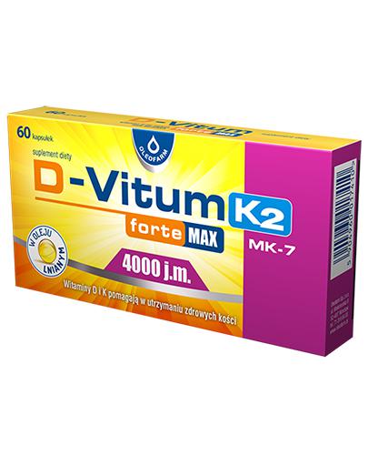 D-Vitum K2 MK-7 Forte Max 4000 j.m. - 60 kaps. 