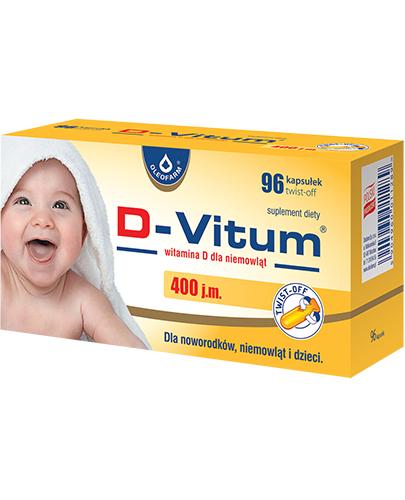 D-VITUM Witamina D dla niemowląt twist-off - 96 kaps. - Apteka internetowa Melissa