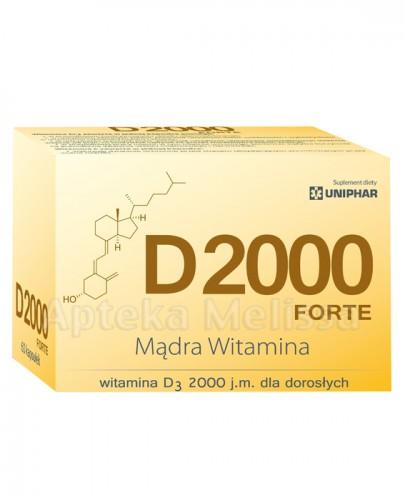 UNIPHAR WITAMINA D 2000 FORTE dla dorosłych - 60 kaps. - Apteka internetowa Melissa