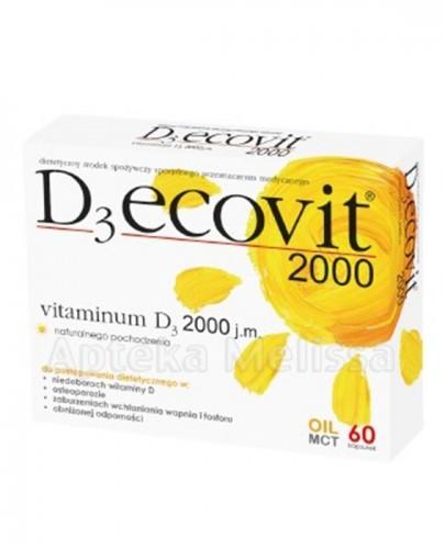 D3-ECOVIT 2000 - 60 kaps. - Apteka internetowa Melissa