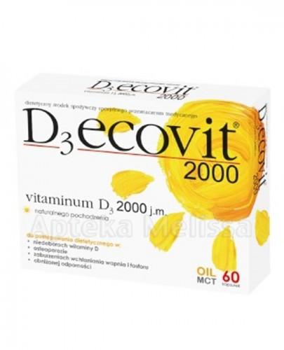  D3-ECOVIT 2000 - 60 kaps. - Apteka internetowa Melissa  
