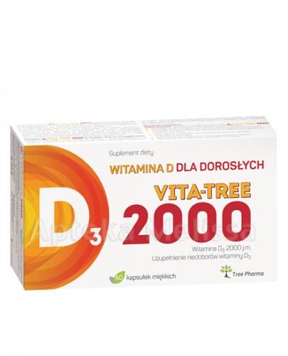  D3 VITA-TREE 2000 Witamina D dla dorosłych - 60 kaps.  - Apteka internetowa Melissa  