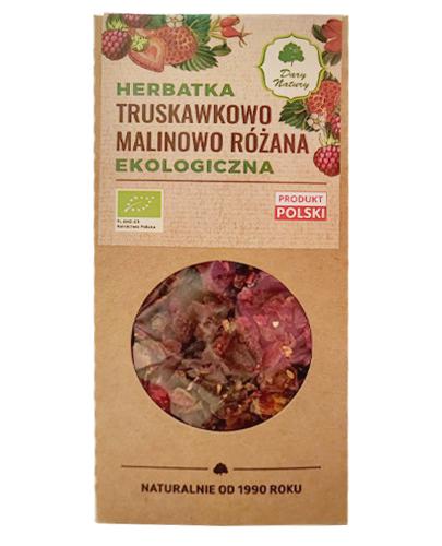  Dary Natury Herbatka ekologiczna truskawkowo - malinowo - różana, 100 g - Apteka internetowa Melissa  