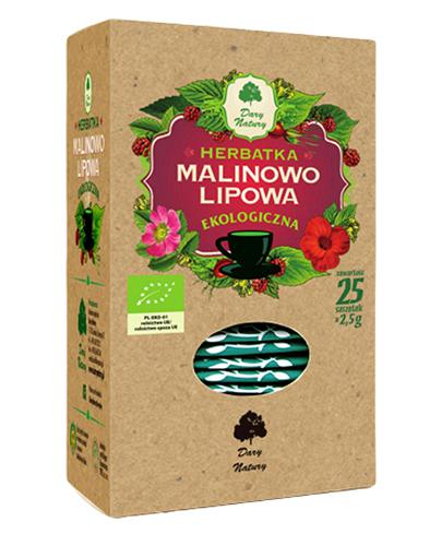 DARY NATURY Herbatka malinowo lipowa, 25 sasz., cena, opinie, skład