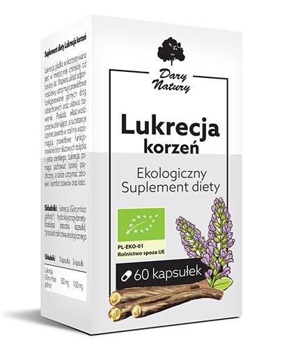 Dary Natury Lukrecja korzeń - 60 kaps.- cena, opinie, właściwości