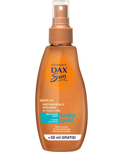 Dax Sun Turbo Gold Przyspieszacz opalania do twarzy i ciała - 200 ml - cena, opinie, wskazania - Drogeria Melissa