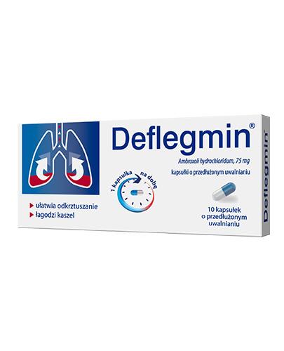  DEFLEGMIN 75 mg, 10 kapsułek - Apteka internetowa Melissa  