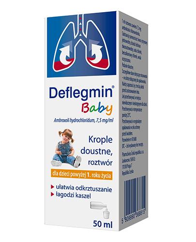  DEFLEGMIN Baby 7,5 mg / ml krople doustne - 50 ml - Apteka internetowa Melissa  