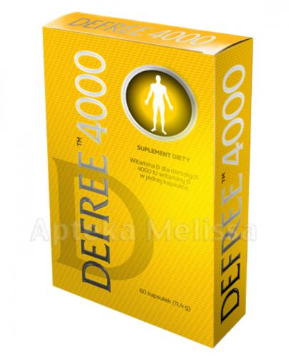 DEFREE 4000 Witamina D - 60 kaps. - Apteka internetowa Melissa