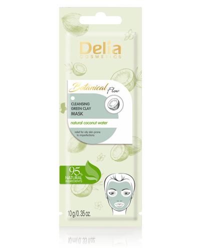  Delia BotanicalFlow Oczyszczająca maseczka z zieloną glinką - 10 g Do cery trądzikowej - cena, opinia, skład  - Apteka internetowa Melissa  