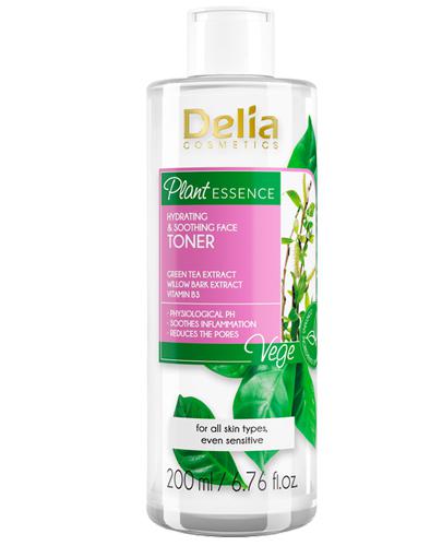  Delia Cosmetics Plant Essence Nawilżająco - łagodzący tonik do twarzy - 200 ml - cena, opinie, wskazania - Apteka internetowa Melissa  