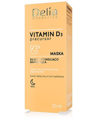  Delia Cosmetics Precursor Vitamin D3 Maska silnie liftingująco napinająca na noc, 50 ml, cena, opinie, skład - Apteka internetowa Melissa  