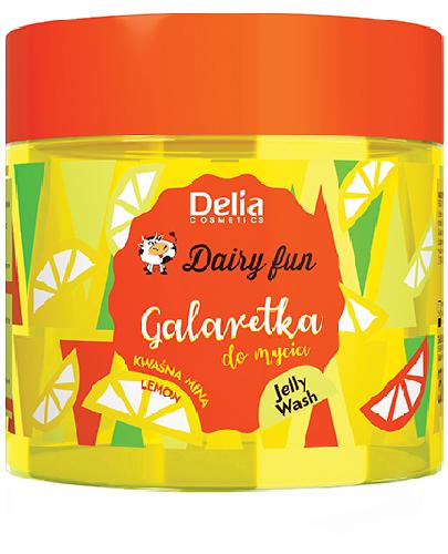  Delia Dairy Fun Galaretka do mycia kwaśna mina, 350 g, cena, opinie, wskazania  - Apteka internetowa Melissa  