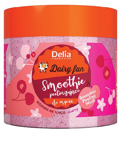  Delia Dairy Fun Smoothie peelingujące do mycia Wisienka na torcie, 350 g, cena, opinie, właściwości - Apteka internetowa Melissa  