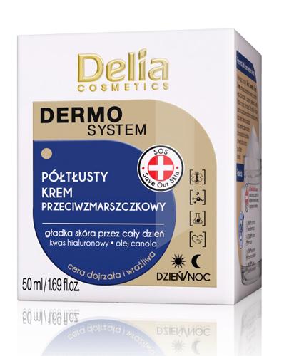 Delia Dermo System Półtłusty krem przeciwzmarszczkowy - 50 ml Do cery dojrzałej - cena, opinie, stosowanie  - Apteka internetowa Melissa  