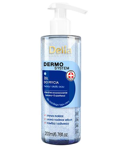 Delia Dermo System Żel do Mycia Twarzy i Okolic Oczu - 200 ml - cena, opinie, właściwości