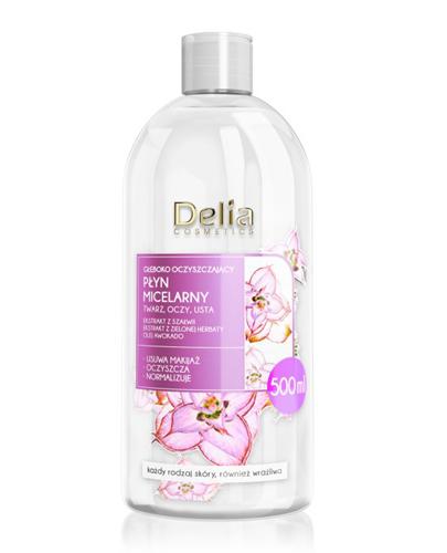  Delia Głęboko oczyszczający płyn micelarny - 500 ml Do usuwania makijażu - cena, opinie, stosowanie  - Apteka internetowa Melissa  