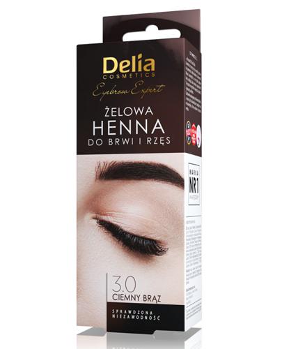  Delia Żelowa henna do brwi i rzęs ciemny brąz 3.0 - 15 ml Henna do samodzielnej koloryzacji - cena, opinie, stosowanie  - Apteka internetowa Melissa  