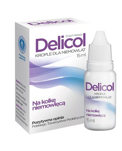  DELICOL Krople na kolkę niemowlęcą, 15 ml - Apteka internetowa Melissa  