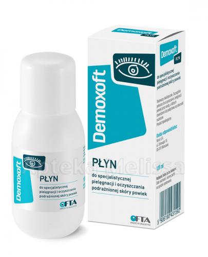 DEMOXOFT Płyn preparat do specjalistycznej pielęgnacji i oczyszczania podrażnionej skóry powiek - 100 ml - Apteka internetowa Melissa