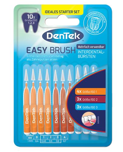  DenTek Easy Brush Multi Pack Szczoteczki interdentalne, 10 sztuk - Apteka internetowa Melissa  