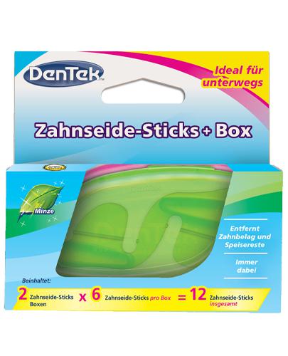  DenTek On The Go Wykałaczki z nicią dentystyczną - 2 x 6 szt. + box - 2 szt. - cena, opinie, wskazania - Apteka internetowa Melissa  
