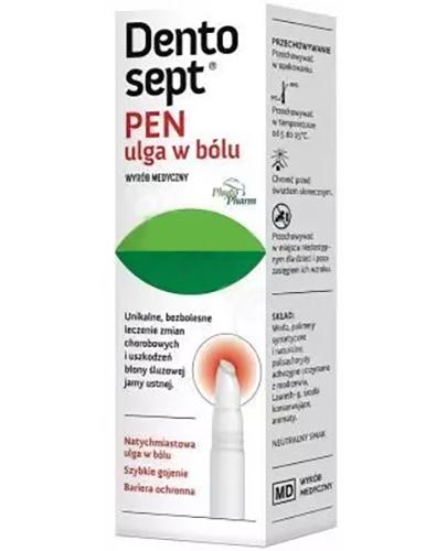 
                                                                          Dentosept Pen Ulga w bólu - 3,3 ml - cena, opinie, właściwości - Drogeria Melissa                                              